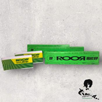 Roor Organic Hemp Rolling Papers + Roor Filtertips